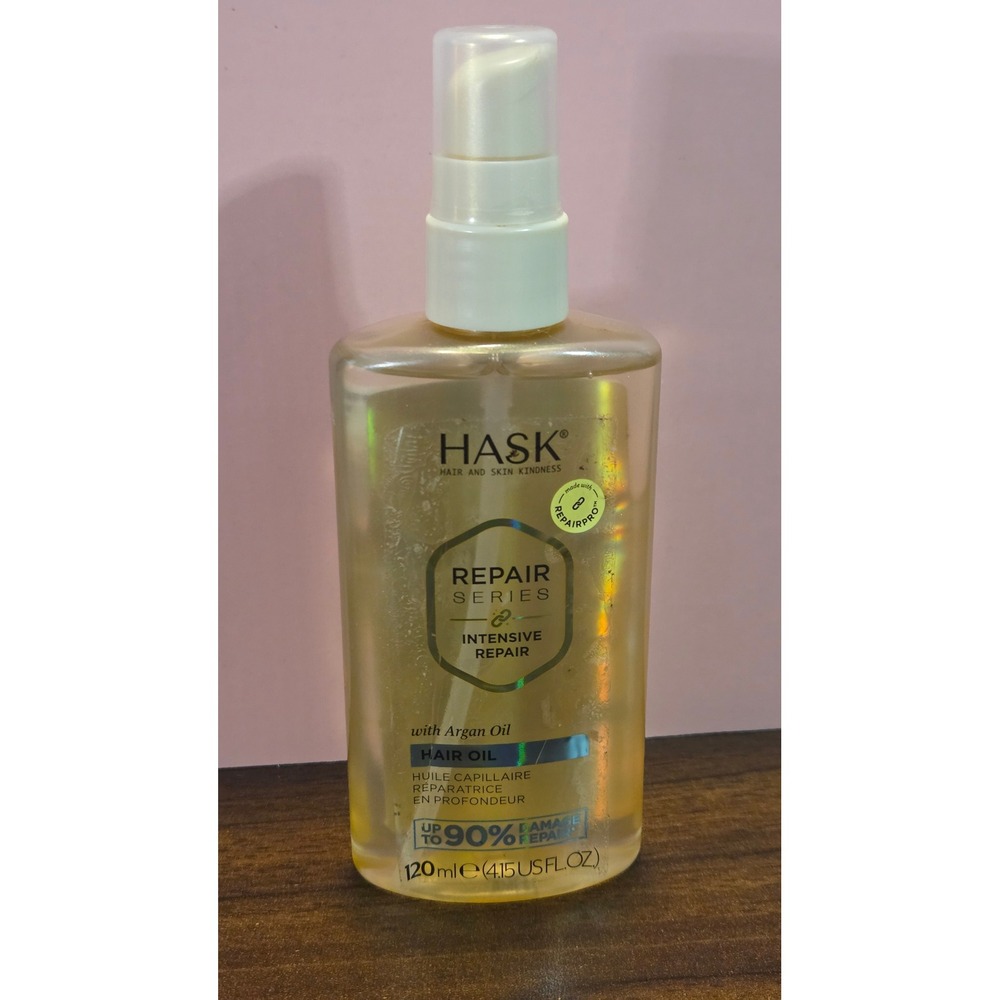 HASK Intensive Repair Hair Oil with Argan Oil 4.15 fl oz 120ml RepairPro Complex